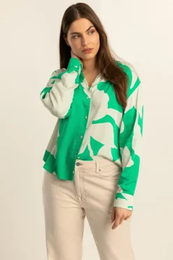 Expresso Blouses^Blouse APPELGROEN