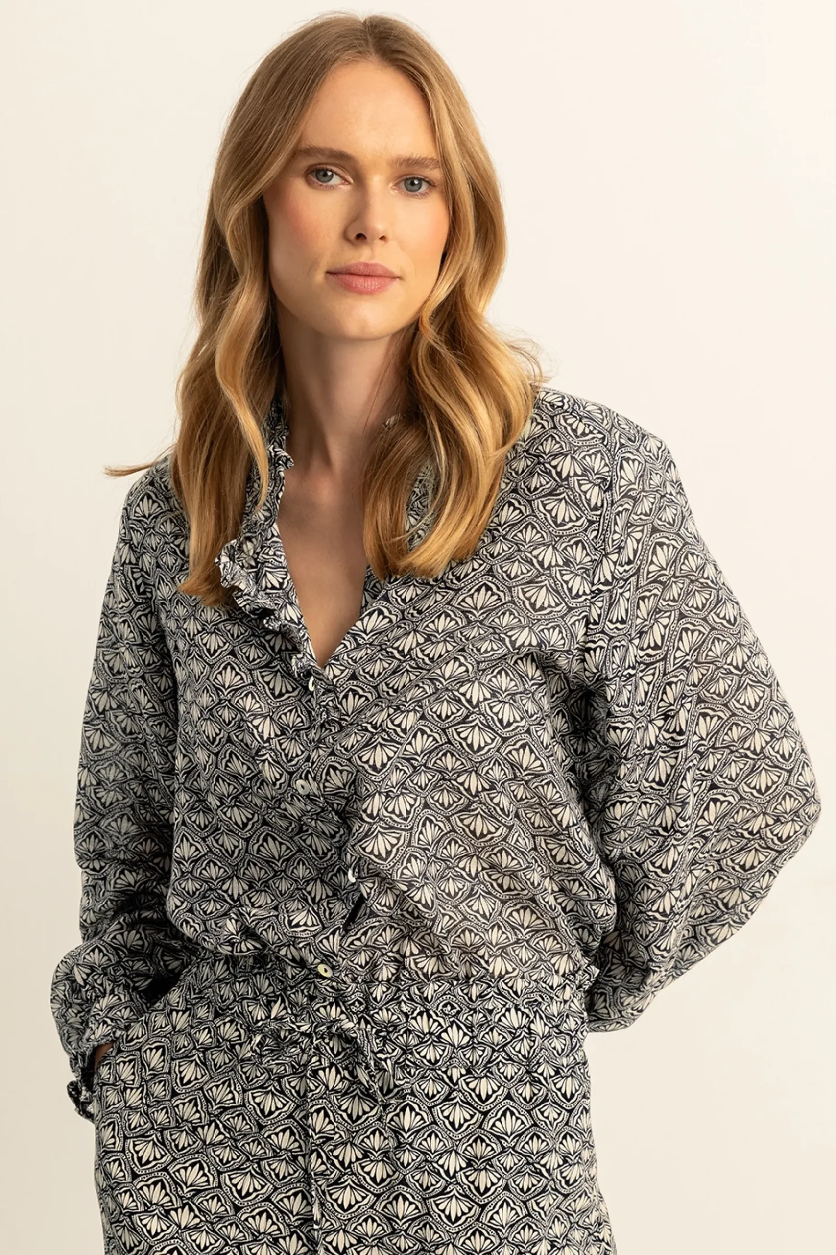 Expresso Blouses^Blouse ZWART