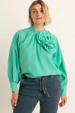 Expresso Blouses^Blouse AQUA-TURQ
