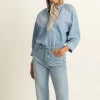Expresso Blouses^Blouse LIGHT BLUE DENIM