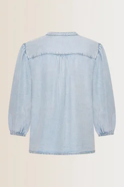 Expresso Blouses^Blouse LIGHT BLUE DENIM
