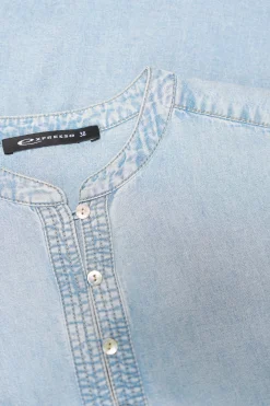 Expresso Blouses^Blouse LIGHT BLUE DENIM