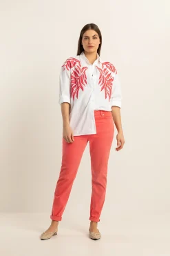 Expresso Jeans | Broeken^Broek ROOD