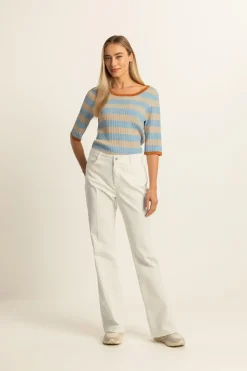 Expresso Jeans | Broeken^Broek ECRU