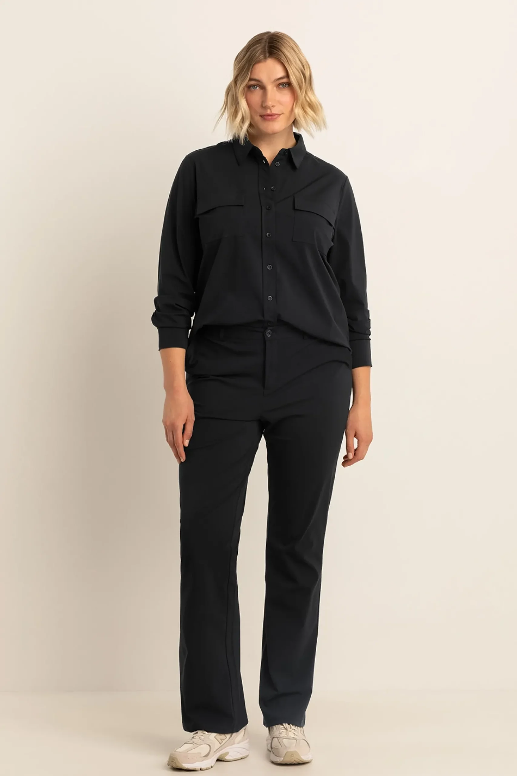 Expresso Jeans | Broeken^Broek ZWART