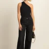 Expresso Jeans | Broeken^Broek ZWART