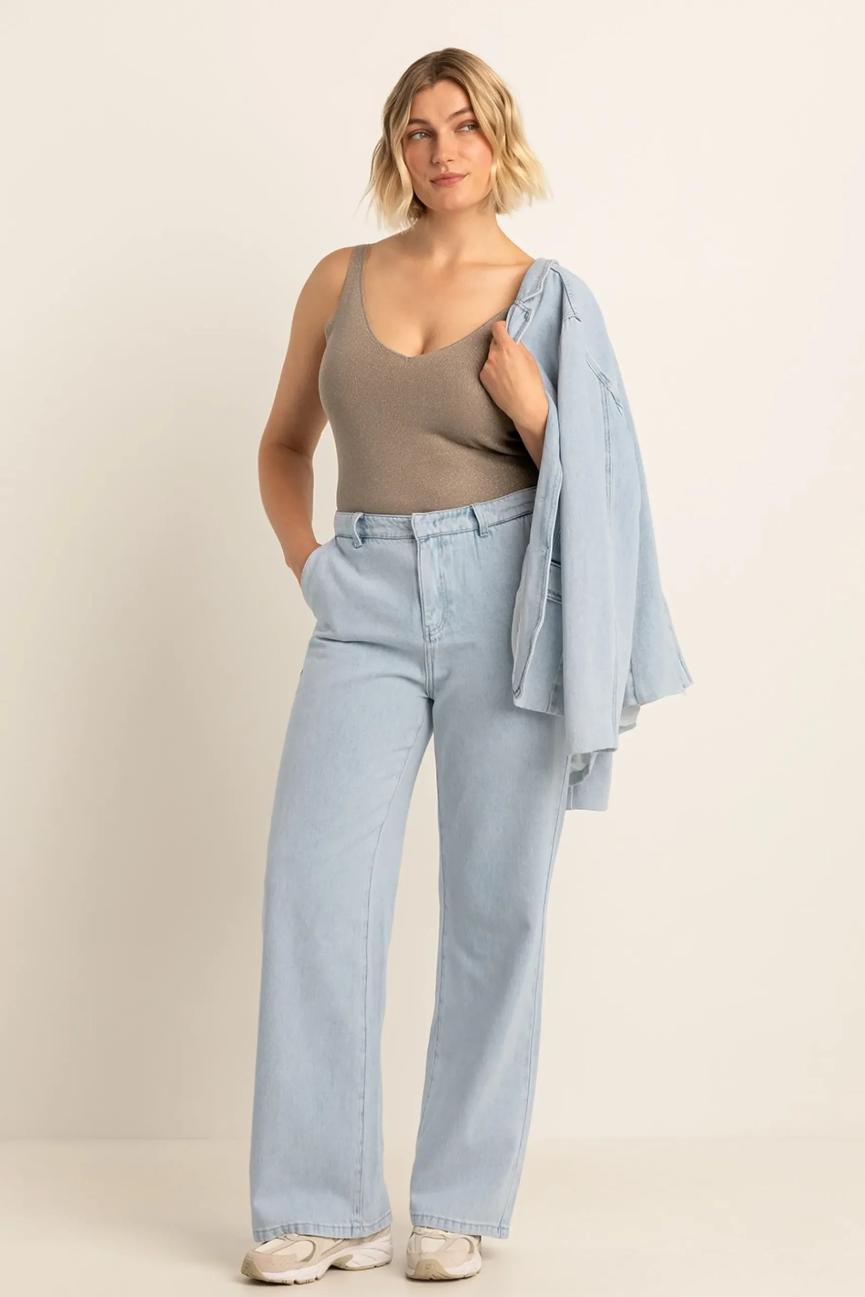 Expresso Broeken^Broek LIGHT BLUE DENIM