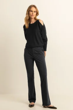 Expresso Broeken^Broek ZWART