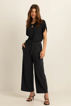 Expresso Broeken^Broek ZWART