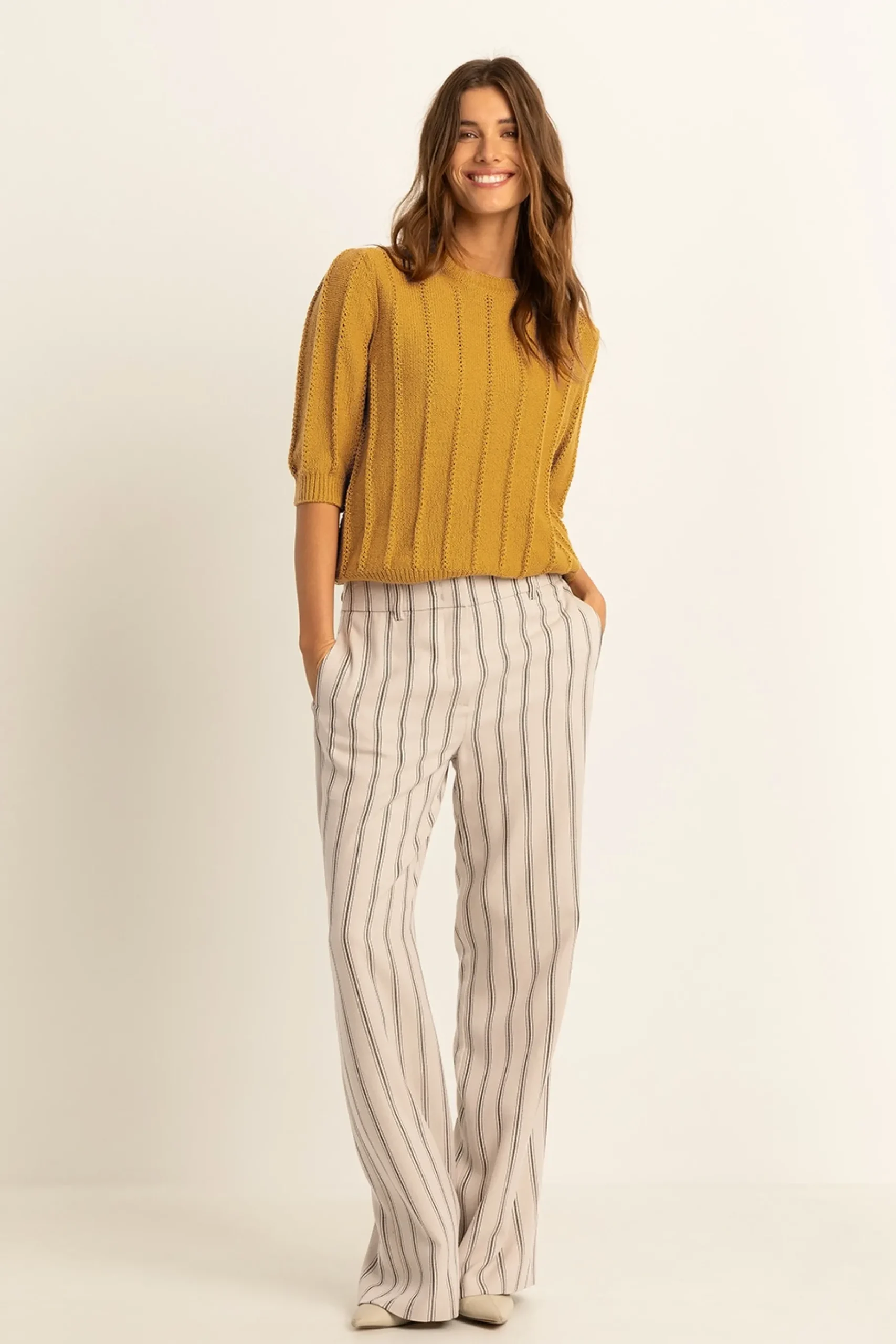 Expresso Broeken^Broek OFF-WHITE