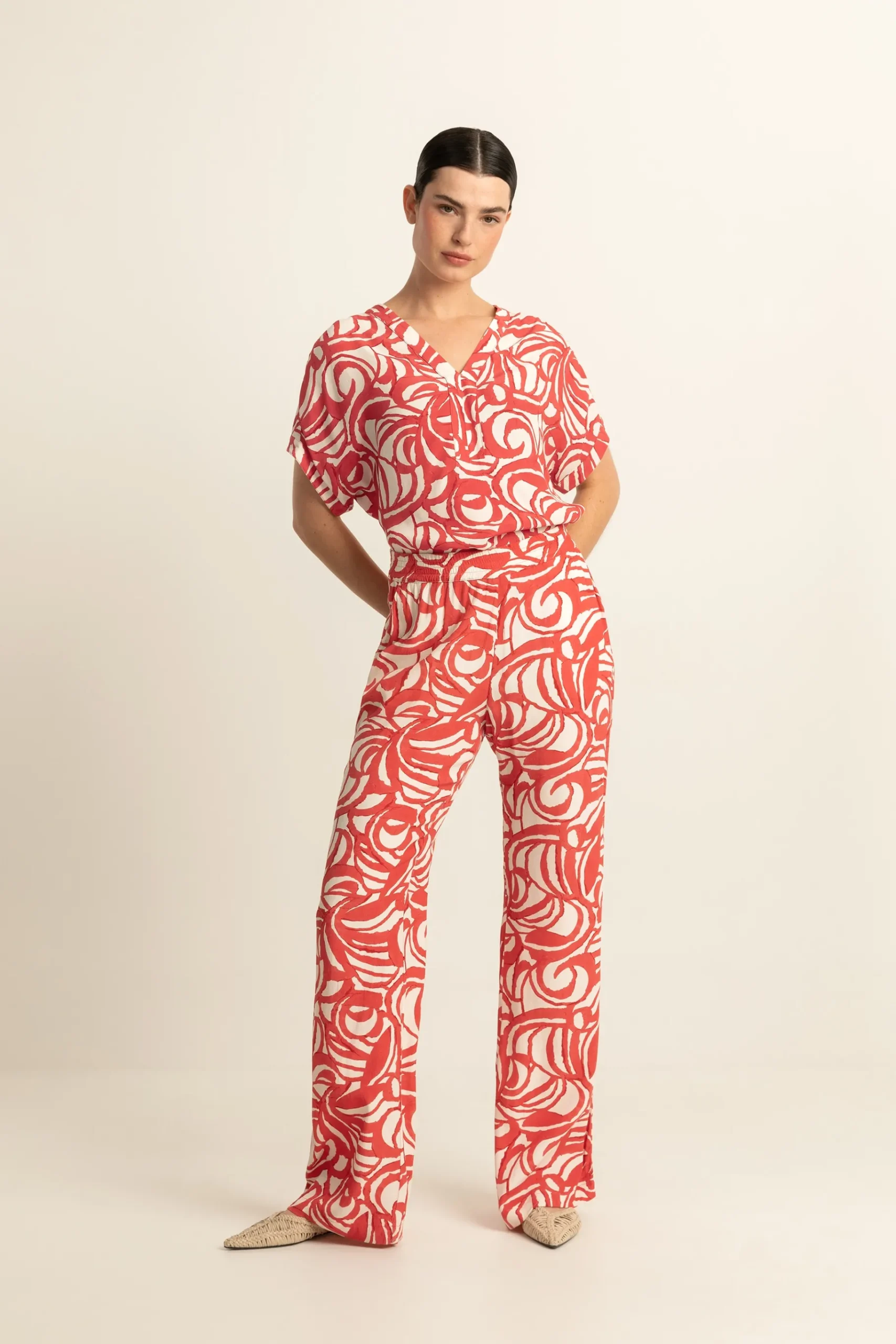 Expresso Broeken^Broek ROOD