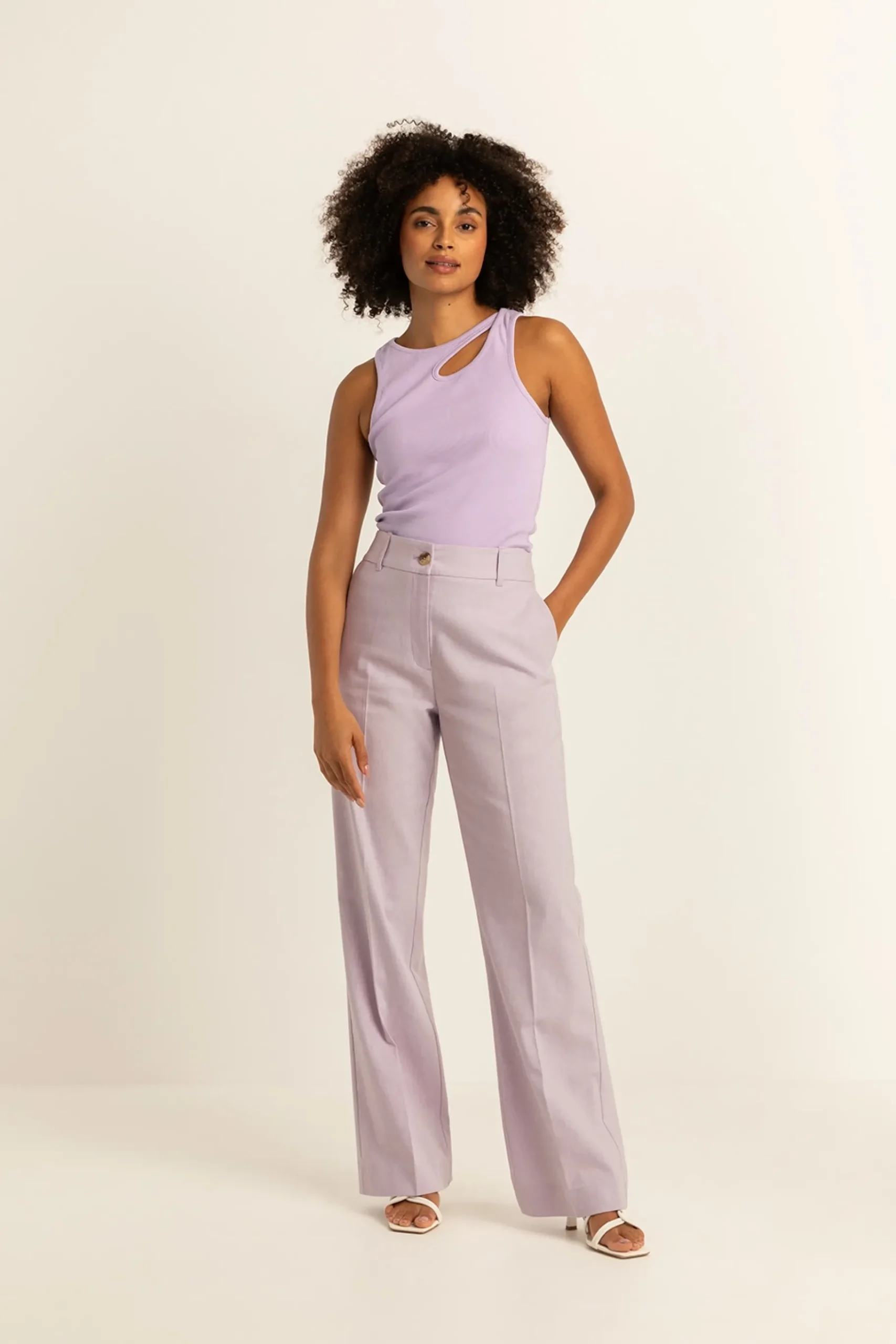 Expresso Broeken^Broek LILA