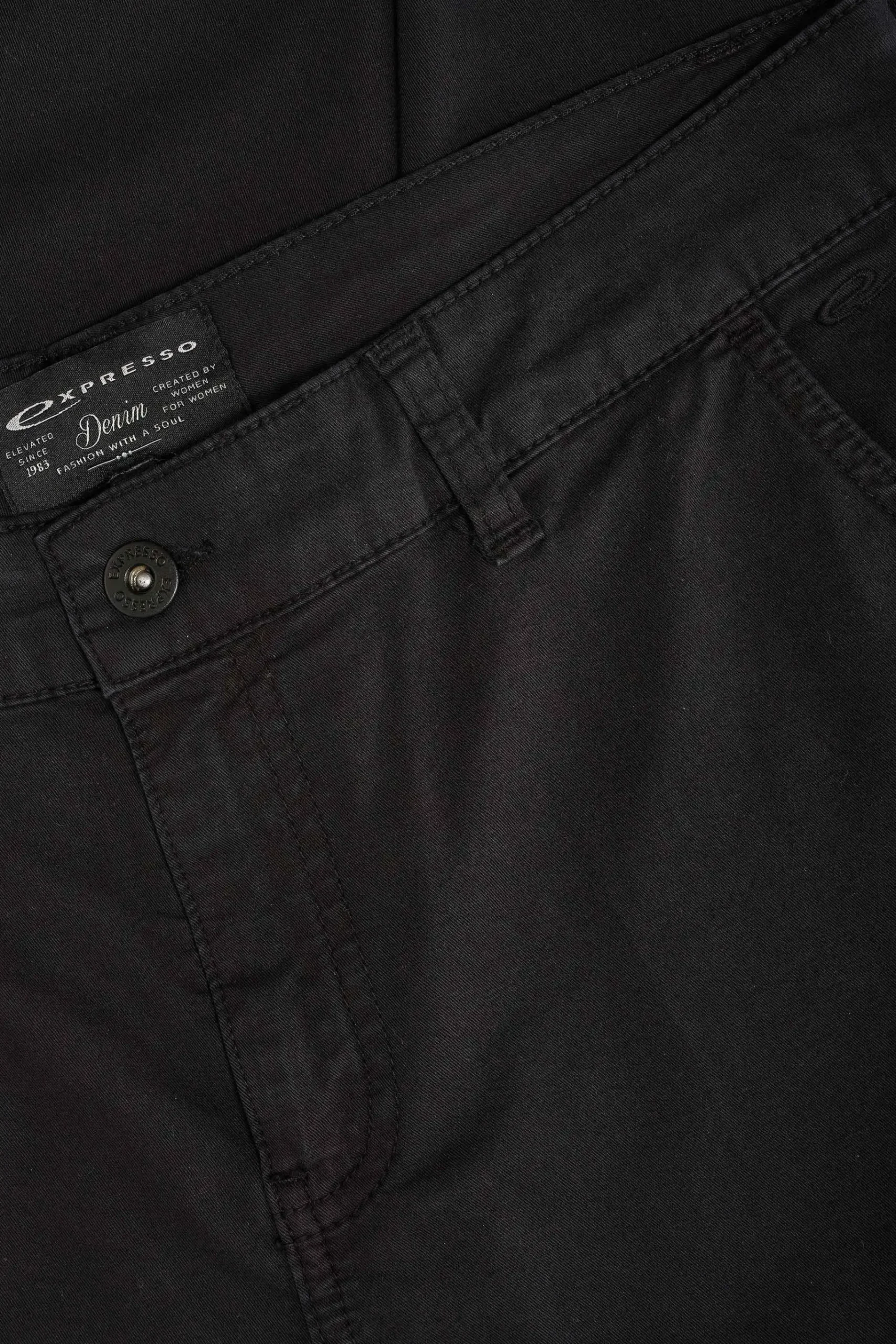 Expresso Jeans | Broeken^Broek ZWART
