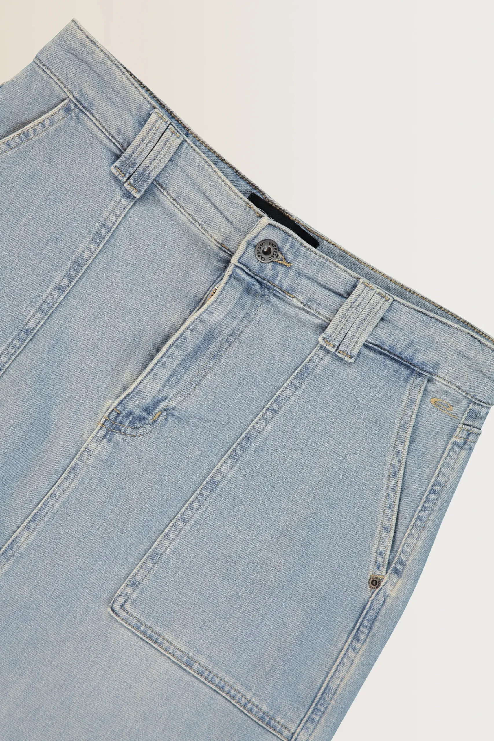 Expresso Rokken^Rok LIGHT BLUE DENIM