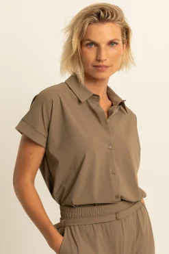 Expresso Blouses^Top MIDDEN BRUIN