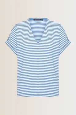 Expresso Tops^Top MIDDEN BLAUW