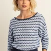 Expresso Truien | Knitwear^Trui MIDDEN BLAUW