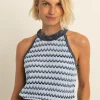Expresso Tops^Trui MIDDEN BLAUW