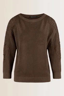 Expresso Truien | Knitwear^Trui MIDDEN BRUIN