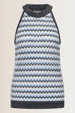 Expresso Tops^Trui MIDDEN BLAUW