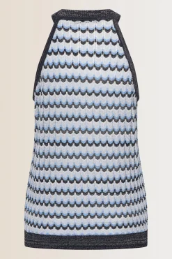 Expresso Tops^Trui MIDDEN BLAUW