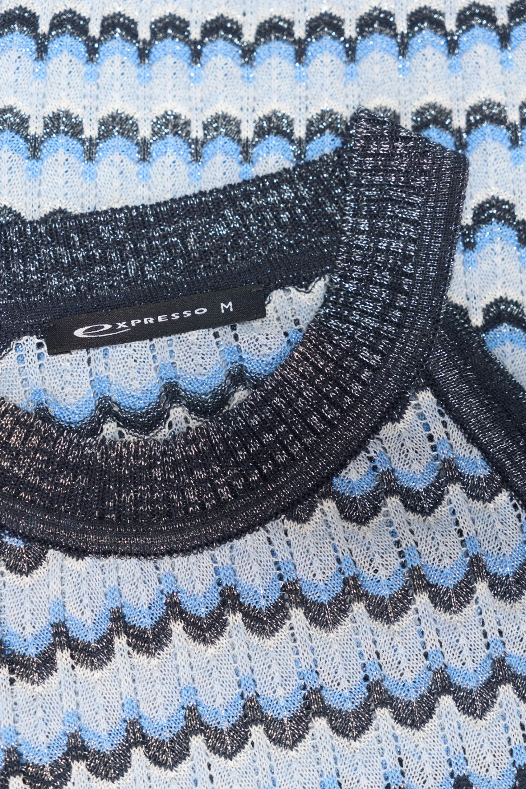 Expresso Tops^Trui MIDDEN BLAUW